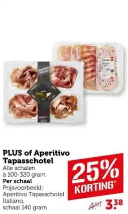 Coop PLUS of Aperitivo Tapasschotel aanbieding