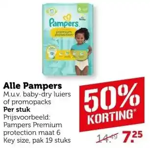 Coop Alle Pampers aanbieding