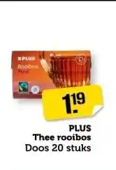 Coop PLUS Thee rooibos aanbieding