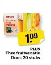 Coop PLUS Thee fruitvariatie aanbieding