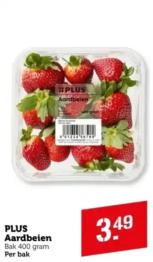 Coop PLUS Aardbeien aanbieding