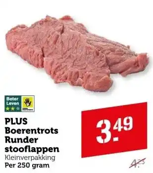 Coop PLUS Boerentrots Runder stooflappen aanbieding