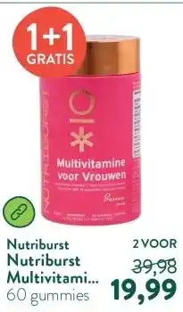 Holland & Barrett Nutriburst Multivitamine Voor Vrouwen - 60 gummies aanbieding