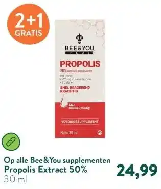 Holland & Barrett Propolis Extract 50% aanbieding