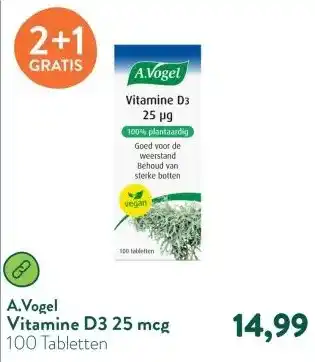 Holland & Barrett Vitamine D3 25 mcg aanbieding