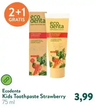 Holland & Barrett Kids Toothpaste Strawberry aanbieding