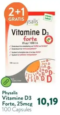 Holland & Barrett Vitamine D3 Forte, 25mcg aanbieding