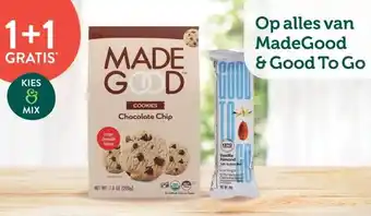 Holland & Barrett 1+1 GRATIS Op alles van MadeGood & Good To Go aanbieding