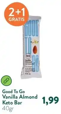 Holland & Barrett Vanilla Almond Keto Bar aanbieding