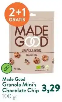 Holland & Barrett Granola Mini's Chocolate Chip aanbieding