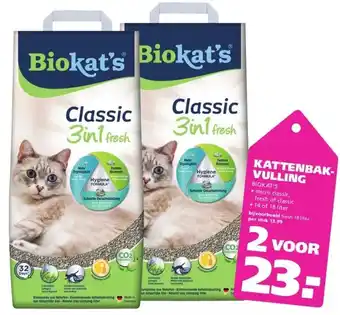 Ranzijn KATTENBAK- VULLING BIOKAT'S aanbieding