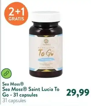 Holland & Barrett Sea Moss® Saint Lucia To Go - 31 capsules aanbieding