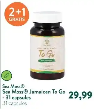 Holland & Barrett Sea Moss® Jamaican To Go - 31 capsules aanbieding