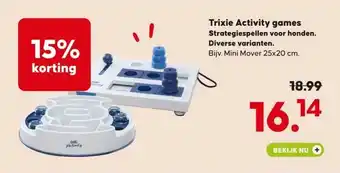 Pets Place Trixie Activity games aanbieding