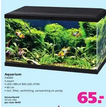 Ranzijn Aquarium CIANO aanbieding