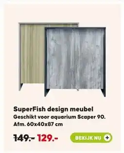 Pets Place SuperFish design meubel aanbieding