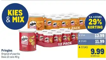 Makro Pringles aanbieding