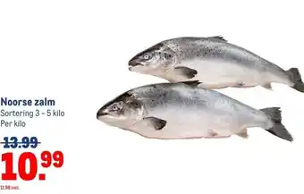 Makro Noorse zalm Sortering aanbieding