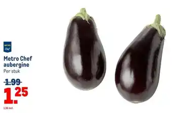 Makro Metro Chef aubergine aanbieding