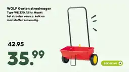 Pets Place WOLF Garten strooiwagen aanbieding