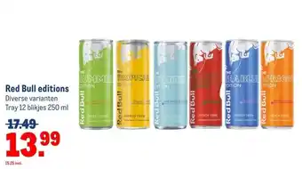 Makro Red Bull editions aanbieding