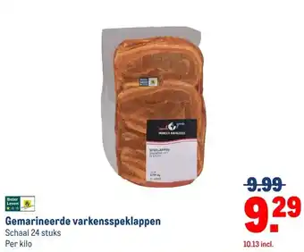 Makro Gemarineerde varkensspeklappen aanbieding