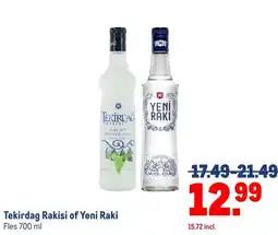 Makro Tekirdag Rakisi of Yeni Raki aanbieding