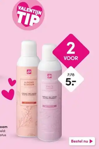 DA DA Showerfoam aanbieding