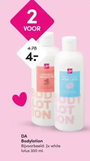 DA DA Bodylotion aanbieding