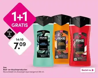 DA Axe Bad- en doucheproducten aanbieding