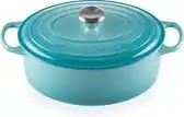 Bol.com Le Creuset Ovale Braadpan 29cm 47L Caribbean Blue aanbieding