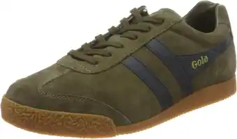 Amazon Gola Classics Mens Harrier Trainer, Khaki Navy, 41 EU aanbieding