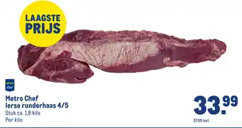 Makro Metro Chef lerse runderhaas 4/5 aanbieding