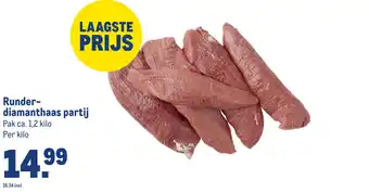 Makro Runder diamanthaas partij aanbieding