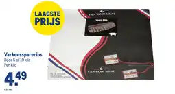 Makro Varkensspareribs aanbieding