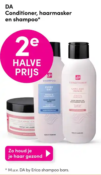 DA DA Conditioner, haarmasker en shampoo* aanbieding