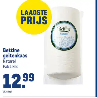 Makro Bettine geitenkaas aanbieding