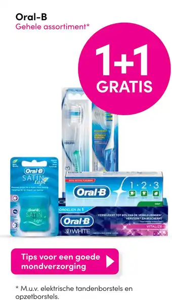 DA Oral-B Gehele assortiment* aanbieding