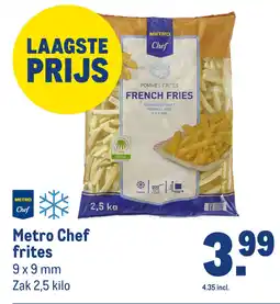 Makro Metro Chef frites aanbieding