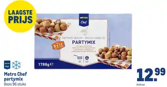 Makro Metro Chef partymix aanbieding