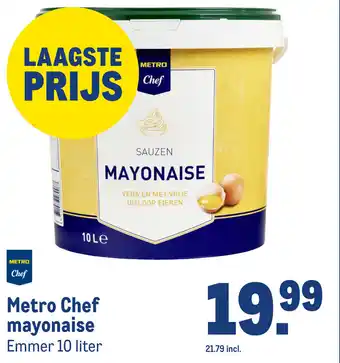 Makro Metro Chef mayonaise aanbieding