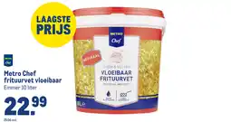 Makro Metro Chef frituurvet vloeibaar aanbieding