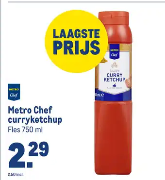 Makro Metro Chef curryketchup aanbieding