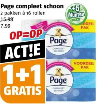 Poiesz Page compleet schoon aanbieding