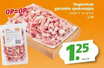 Poiesz Slagershuis gerookte spekreepjes aanbieding