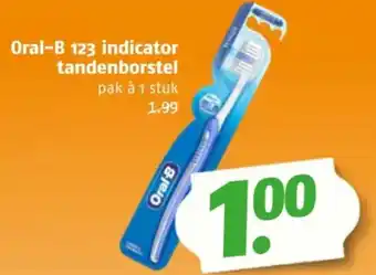 Poiesz Oral-B 123 indicator tandenborstel aanbieding