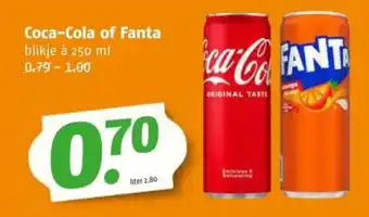 Poiesz Coca-Cola of Fanta aanbieding