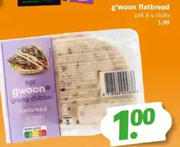 Poiesz g'woon flatbread aanbieding