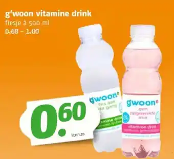 Poiesz g'woon vitamine drink aanbieding