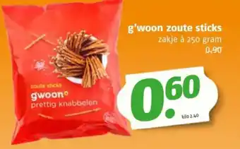 Poiesz g'woon zoute sticks aanbieding